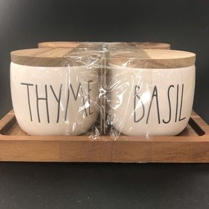 Rae Dunn Spice Cellar Set